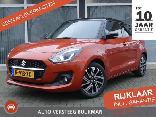 Suzuki Swift 1.2 Style Smart Hybrid NL-auto, Trekhaak, Achterspoiler, Cruise Contr., Apple Carplay, Android Auto, Stoelverw., Climate Contr. Stijl.