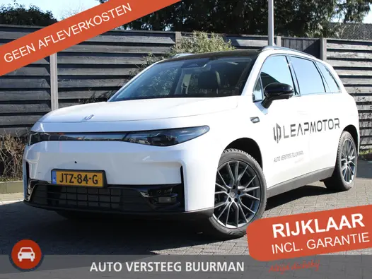 Leapmotor C10 REEV Design 28.4 kWh 215PK Automaat incl. Trekhaak, Navigatie, Camera 360, Lichtmetalen velgen, Elektrische Achterklep, Kunstlederen bekleding, Stoel Verwarming & Ventilatie