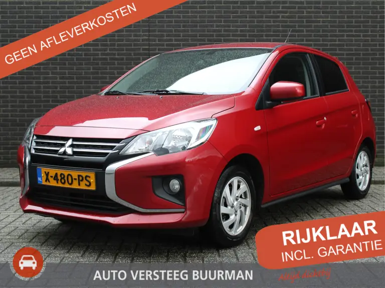 Mitsubishi Space Star 1.2 Dynamic Cruise/Climate control, Apple carplay, Android auto, LM velgen, Privacy glass afbeelding 1