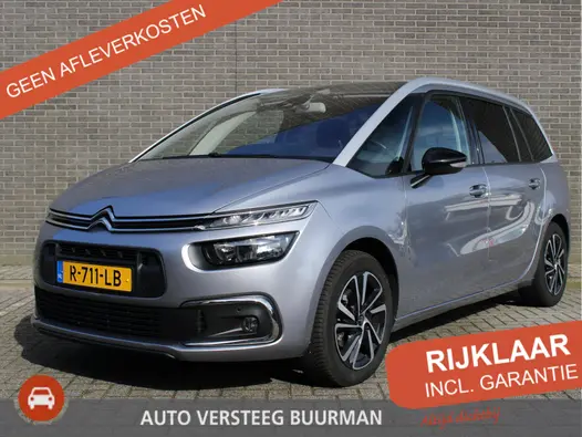 Citroën Grand C4 Spacetourer 1.2 PureTech Shine Automaat 7 zits Cruise/Climate control, Navigatie, Apple Carplay/Android auto, Audio/DAB, Keyless entry/Start