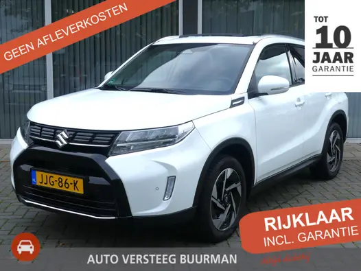 Suzuki Vitara 1.5 Hybrid Style AUTOMAAT PANO-DAK ALL SEASON Camera, Cruise Contr., Navi, Apple Carpl/Andr Auto, Panorama dak, Sensoren Voor/Achter, All Season Bnd.
