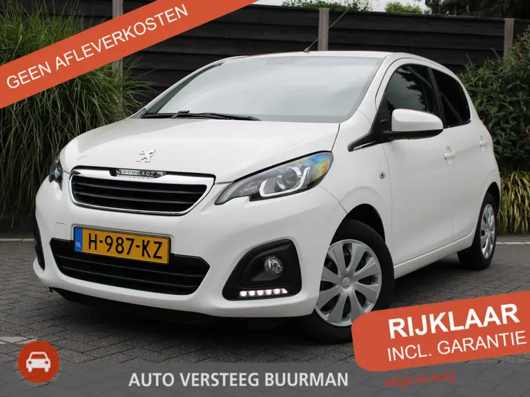 Peugeot 108 Active 1.0 e-VTi 72PK 5DRS Airco, Mistlampen Voor, Bluetooth, Elektrische Ramen Voor afbeelding 1