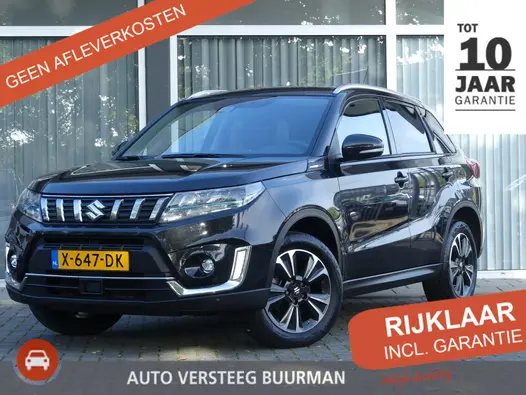 Suzuki Vitara 1.5 Hybrid Style AUTOMAAT TREKHAAK, 1ste eigenaar, dealer onderhouden, Apple Carplay/Android Auto, Lederen bekleding