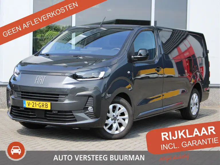 Fiat Scudo 2.0 Diesel 145PK S&S L3H1 3-Zits Automaat Afneembare Trekhaak, Cruise Control, Navigatie afbeelding 1