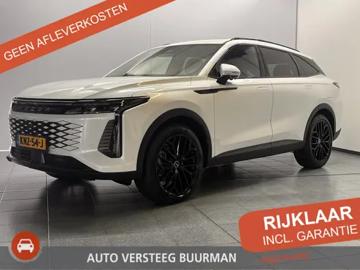 Omoda 9 SHS 1.5T-GDi SHS-P Premium 5p BLACK LINE, PHEV 34,46 kWh, 20"LM velgen, Elek.schuif/kanteldak, 360 Camera, 1.500 kg trekgewicht