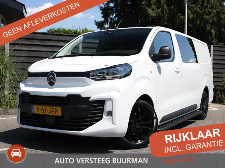 Citroën Jumpy 2.0 BlueHDI 145PK EAT8 Automaat L3 Dubbele Cabine Cruise & Climate control, Navigatie, Radio/DAB, Bluetooth, Pack City Plus afbeelding 1