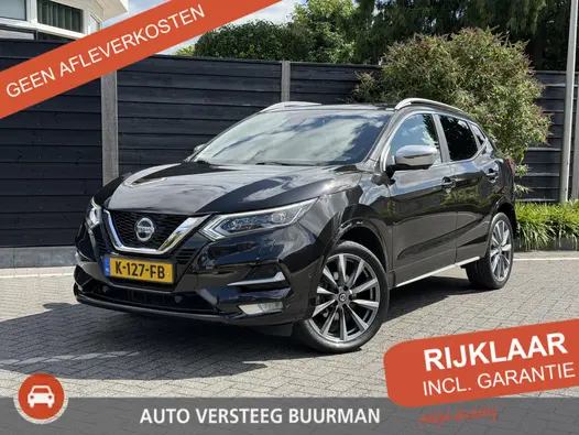 Nissan QASHQAI Tekna + 1.3 DIG-T DCT7 Automaat Navigatie, Rondomzichtcamera, Keyless, Trekhaak, Panoramadak, Apple Carplay, Android Auto