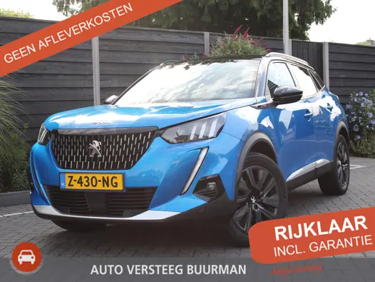 Peugeot 2008 GT Pack 1.2 PureTech 130PK EAT8 Automaat Navigatie, FOCAL Audio, Trekhaak, Parkeerhulp voor & achter, Alcantara Leder, 18 inch Velgen