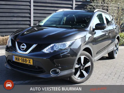 Nissan QASHQAI 1.2 115PK N-Connecta X-Tronic CVT Automaat Navigatie, Rondomzicht Camera, DAB, Panoramadak, Parkeersensoren Voor & Achter