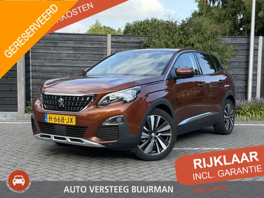 Peugeot 3008 Allure 1.2 PureTech 130PK EAT8 Automaat Navigatie, Rondomzichtcamera, Keyless, Stoelverwarming, Apple Carplay, Android Auto
