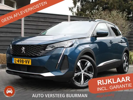 Peugeot 3008 1.2 PureTech 130PK Allure Automaat Navigatie, Achteruitrijcamera, Keyless, Elektrische Achterklep, Perkeersensoren