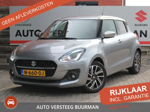 Suzuki Swift 1.2 Style Smart Hybrid CVT Automaat Navigatie, Cruise Control Adaptief, Stoelverwarming, Achteruitrijcamera, Parkeersensoren Achter