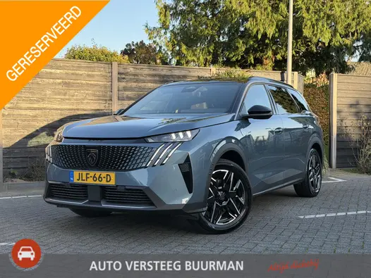 Peugeot 5008 GT 1.2 Hybrid 136PK e-DCS6 Automaat Navigatie, Achteruitrijcamera, Keyless, Elektrische Kofferklep, Stoelverwarming, Stuurwielverwarming