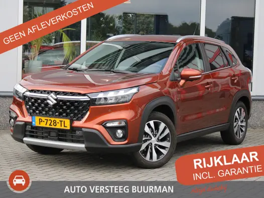 Suzuki S-Cross 1.4 Boosterjet Style Smart Hybrid Rondomzicht Camera, Leder/Stof Bekleding