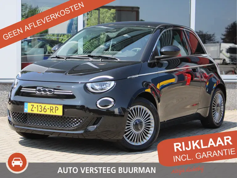 Fiat 500 42 kWh inclusief batterijtest Cruise en Climate Control, Parkeersensoren Voor en Achter, Carplay/Android Auto afbeelding 1