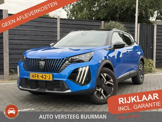 Peugeot 2008 GT 1.2 PureTech 130PK EAT8 Automaat Navigatie, Rondomzichtcamera, Keyless, Panoramadak, Alcantara, Stoelverwarming, Massage