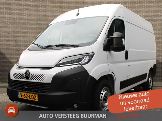 Citroën Jumper 2.2 BlueHDi 140 S&S L2H2 3.5t Automaat uit voorraad leverbaar! Navigatie, Camera, Parkeersensoren, verzwaarde veren,