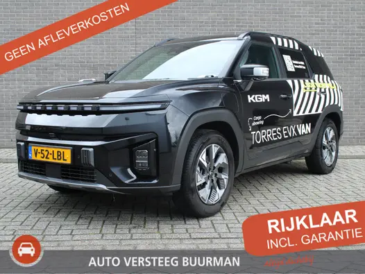 KGM Torres EVX Platinum 73.4 kWh VAN, Automaat, Navigatie TomTom, Applecarpl./Andr. Auto, Achteruitrijcamera, Trekhaak