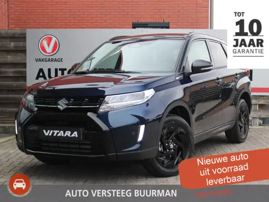 Suzuki Vitara 1.4 Boosterjet Smart Hybrid Special Edition Zwart Optiek, Oranje Stiksel, Apple Carplay/Android Auto, Stoelverwarming, Camera, Navigatie