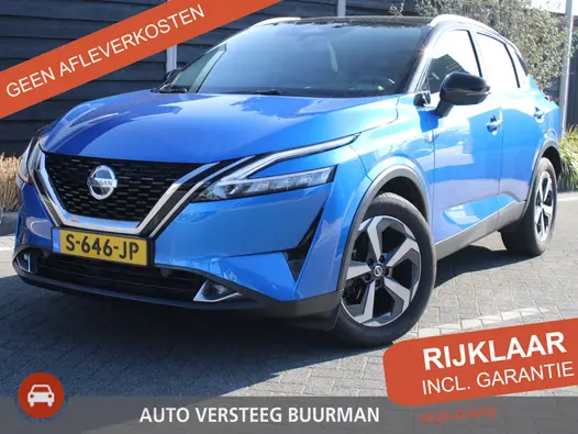 Nissan QASHQAI 1.3 MHEV 140PK Premiére Edition Navigatie, Keyless, Rondomzicht Camera, Stoel, Stuur en Voorruitverwarming, Panoramadak