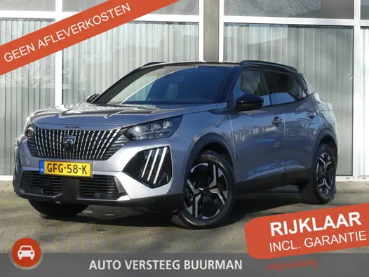 Peugeot 2008 1.2 Hybrid 136PK GT e-DCS6 Automaat Navigatie, Achteruitrijcamera, Keyless, Parkeersensoren, Adaptieve Cruise Control, Apple Carplay, Android Auto