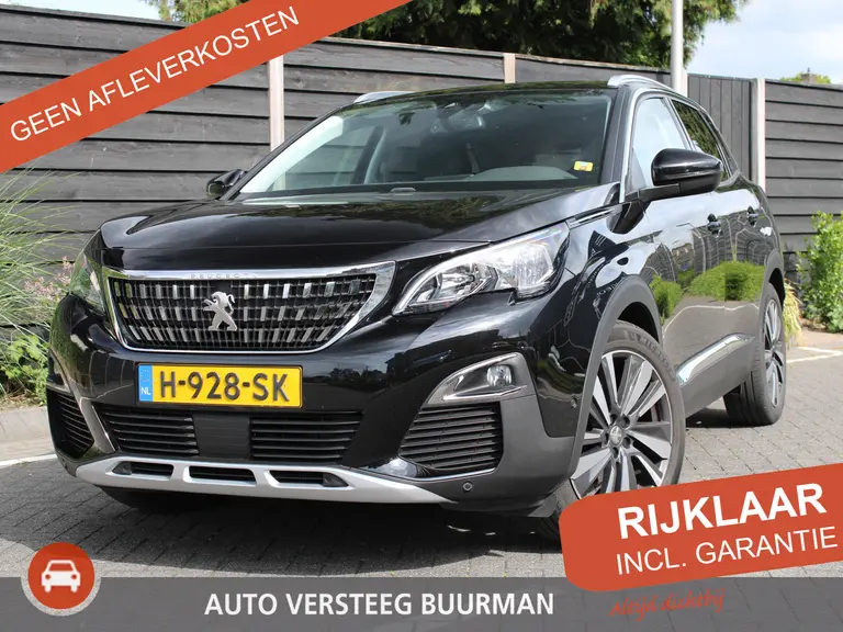 Peugeot 3008 Blue Lease Premium 1.2 PureTech 130PK EAT8 Automaat Navigatie, El. bedienbare bestuurders stoel met geheugen, Adaptive Cruise Control, El bedienbare achterklep,  Trekhaak afneembaar afbeelding 1