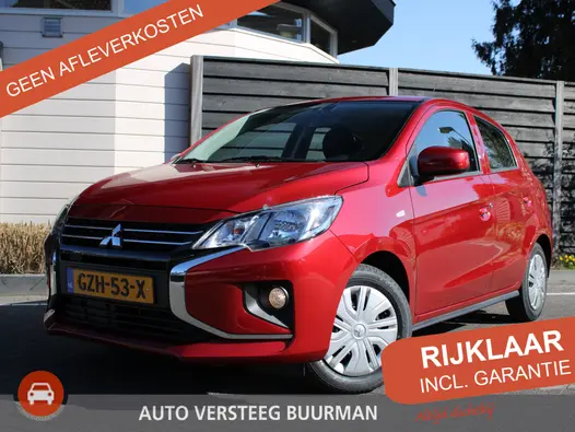 Mitsubishi Space Star 1.2 Connect+ 70PK 5DRS Airco, Apple carplay/Android auto, Audio/DAB, Elek.verst.buitenspiegels en ramen voor,