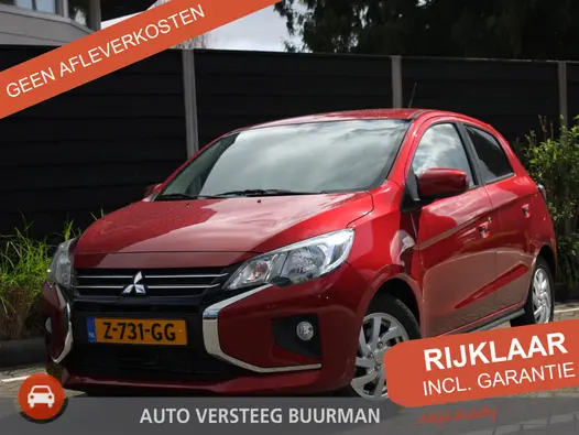 Mitsubishi Space Star 1.2 Dynamic 72PK 5DRS CVT Automaat Cruise/Climate control, Radio/DAB, Apple Carplay/Android auto, Camera achter, Lichtmetalen velgen