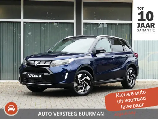 Suzuki Vitara 1.4 Boosterjet Style Smart Hybrid PANORAMADAK, 6 jaar fabrieksgarantie! Nieuw uit voorraad leverbaar!