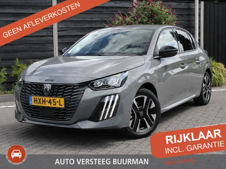 Peugeot 208 Allure 1.2 Hybrid 100PK e-DCS6 Automaat Navigatie, Achteruitrijcamera, Stoelverwarming, Adaptieve Cruise Control afbeelding 1