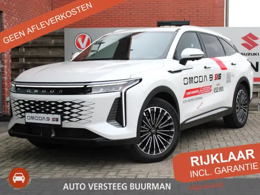 Omoda 9 SHS 1.5T-GDi SHS-P Premium 20"LM velgen, Elek.schuif/kanteldak, Camera voor/achter, 1.500 kg trekgewicht