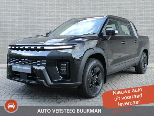 KGM Musso Ev Blackline 80.6 kWh 4WD Elektr. stoelen, Elektr. schuif/kanteldak, Achteruitrijcamera, CruiseControl, Keyless Entry/Start, 1800kg trekgewicht!
