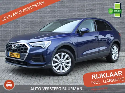 Audi Q3 45 TFSI e S-Edition Inclusief batterijcertificaat, PHEV Automaat, Digitaal Display, Keyless Entry/Start, Adaptive CruiseControl, Stoelverw., Navigatie