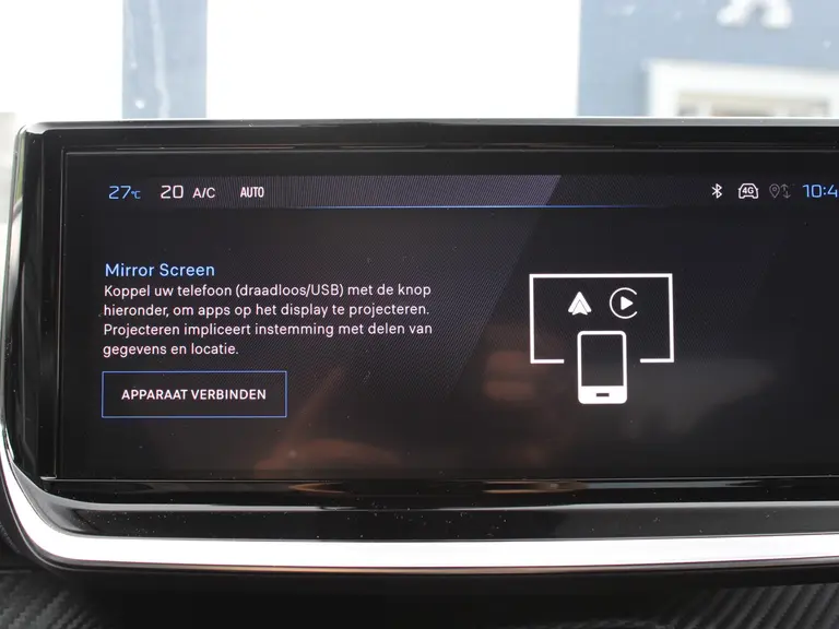 Peugeot e-2008 Allure 54 kWh 156PK inclusief batterijtest Navigatie, Rondomzichtcamera, Adaptieve Cruise Control, Keyless, Stoelverwarming afbeelding 29
