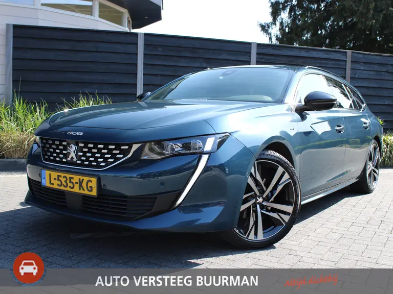 Peugeot 508 SW 1.5 BlueHDI 130PK Blue Lease GT Automaat Navigatie, Camera Voor & Achter, Keyless, Trekhaak, Adaptieve Cruise Control, Elektrische Achterklep afbeelding 1