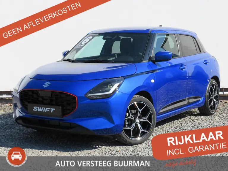 Suzuki Swift 1.2 Select Smart Hybrid, SPECIALE JUBILEUM 17 inch LM-Velgen, Stripingpakket en Shark Fin Antenne afbeelding 1