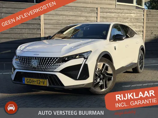Peugeot 408 GT 1.6 HYbrid 180PK EAT8 Automaat Navigatie, Achteruitrijcamera, Keyless, Parkeersensoren, Stuurwielverwarming, Apple Carplay, Android Auto