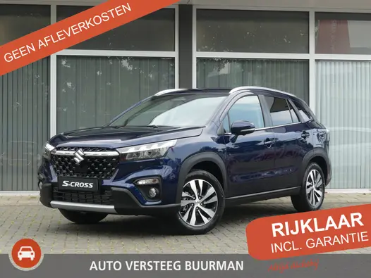 Suzuki S-Cross 1.4 Boosterjet Style Smart Hybrid 6 jaar garantie! Nieuw uit voorraad leverbaar!
