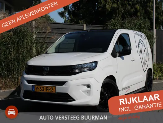 Peugeot Partner 1.5 BlueHDi 130PK EAT8 Automaat L1 White & Black Edition, Navigatie, Airconditioning, Camera Achter + Zijkant, Parkeerhulp voor & achter, Trekhaak