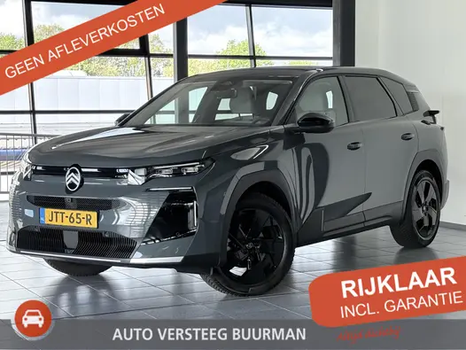 Citroën C5 Aircross 1.2 Hybrid 145 Max Automaat, Adapt Cruise, Hype Grey, Comfort Seats, Winterpack