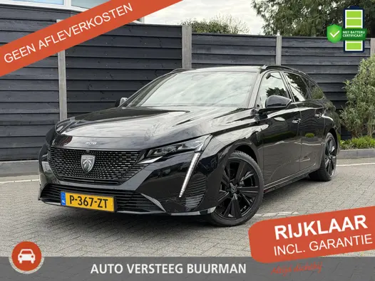 Peugeot 308 SW GT Pack Business 1.6 HYbrid 180PK EAT8 Automaat Navigatie, Rondomzichtcamera, Keyless, Trekhaak, Massage, Stoelverwarming, Stuurwielverwarming