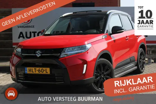 Suzuki Vitara 1.5 Hybrid Style 115PK Automaat Panodak, Navigatie, 18 inch velgen all season, Treeplanken, Parkeersensoren V en A, Stoelverwarming, Achteruitrijcamera