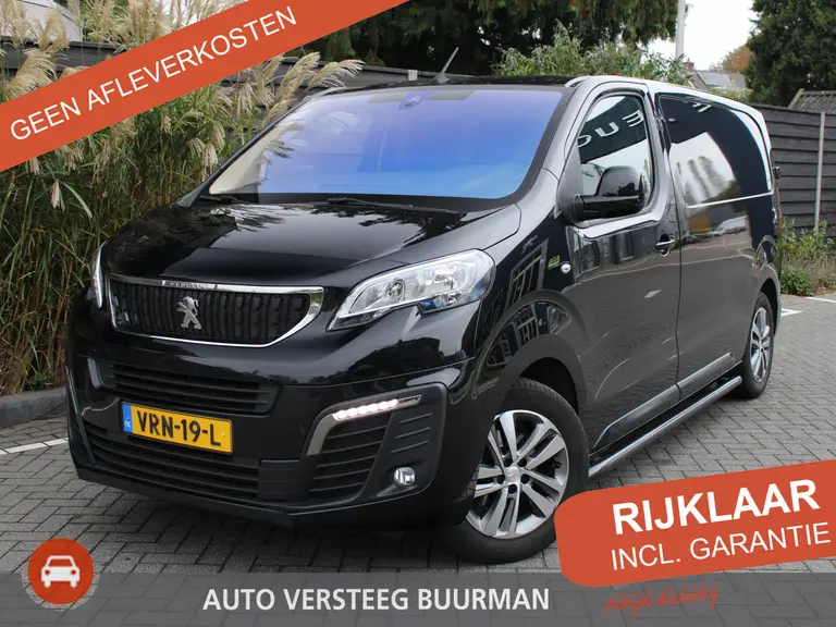 Peugeot Expert 2.0 BlueHDI 145PK EAT8 Automaat Standard Asphalt Navigatie, Trekhaak, Achteruitrijcamera, Parkeersensor Achter, Climate Control, Cruise Control, Lederen Bekleding afbeelding 1