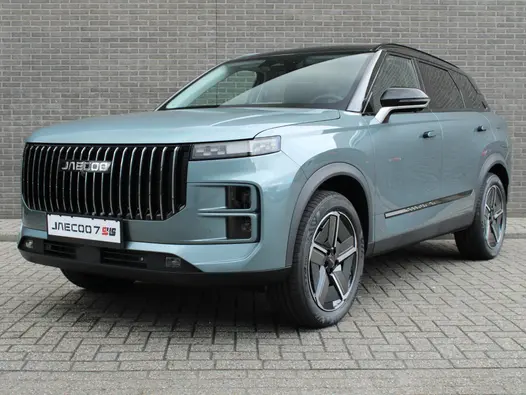 Jaecoo 7 Exclusive Automaat, Schuif-Kanteldak, 1500 KG trekgewicht, Navigatie, 19" LM velgen, Elektrische achterklep, Luxe lederen bekleding, 7 jaar garantie
