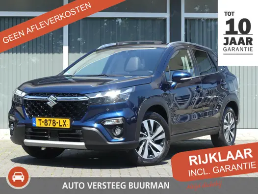 Suzuki S-Cross 1.5 Hybrid Style AUTOMAAT 2de eigenaar, Dealer o.h. Pano dak, Apple Carpl/Andr Auto , half lederen bekl.