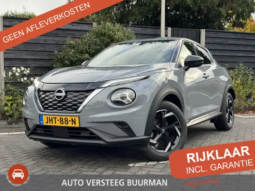 Nissan Juke N-Connecta 1.6 Hybrid 143PK Automaat Achteruitrijcamera, Keyless, Apple Carplay, Android Auto, Parkeersensoren, Cruise Control, Climate Control