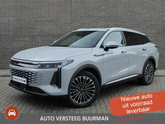 Omoda 9 SHS PHEV Premium Uit voorraad leverbaar * 20"LM velgen * Elek.schuif/kanteldak * Camera voor/achter * 1.500 kg trekgewicht