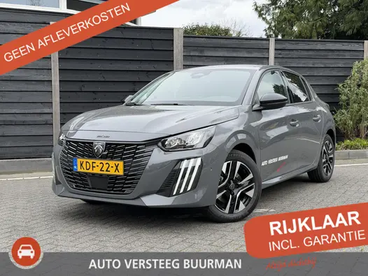 Peugeot 208 Allure 1.2 Hybrid 110PK e-DCS6 Automaat Navigatie, Rondomzichtcamera, Climate Control, Adaptieve Cruise Control, Parkeersensoren