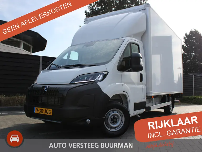 Peugeot Boxer 2.2 BlueHDi 140PK L4 3.5t Citybox Bakwagen/Laadbak/Citybox Navigatie, LED Koplampen, Laadklep, Draadloze Telefoonlader afbeelding 1