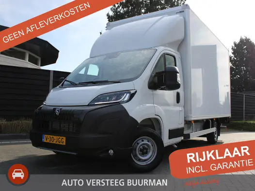 Peugeot Boxer 2.2 BlueHDi 140PK L4 3.5t Citybox Bakwagen/Laadbak/Citybox Navigatie, LED Koplampen, Laadklep, Draadloze Telefoonlader